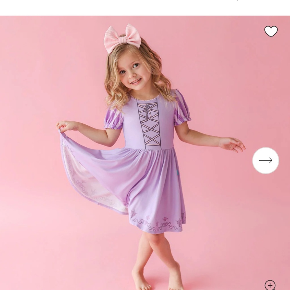 Posh Peanut Rapunzel Lavender Princess Dress - Picture 6 of 6